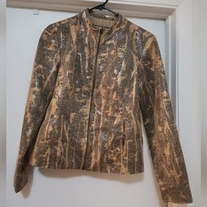 L.A.L. - LIVE A LITTLE Snakeskin Jacket